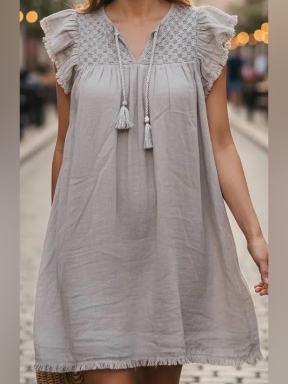 aerie Lightweight Tunic Shift Dress *Cotton Blend NWOT
